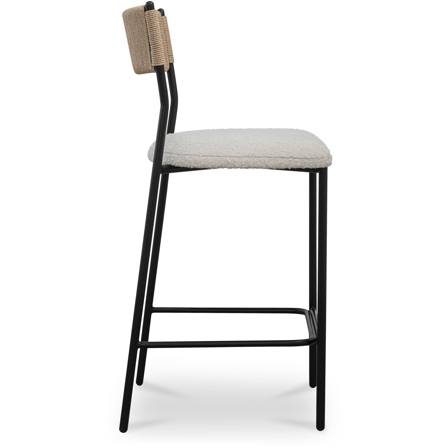 Foley 39.17 inch White Counter Stool